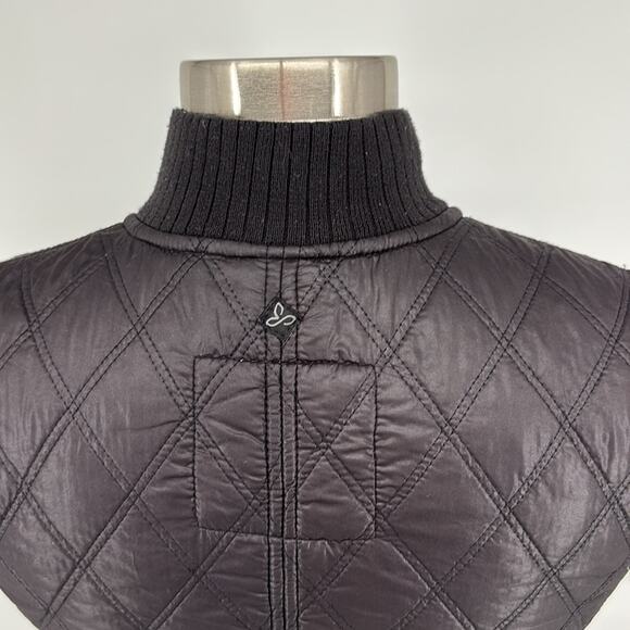Prana Women’s Black Quilted Zip Up Vest Size Small - Picture 6 of 14